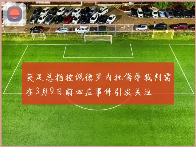 英足总指控佩德罗内托侮辱裁判需在3月9日前回应事件引发关注